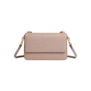 Yarix Chic Taupe Flap Shoulder Bag – Premium Women’s