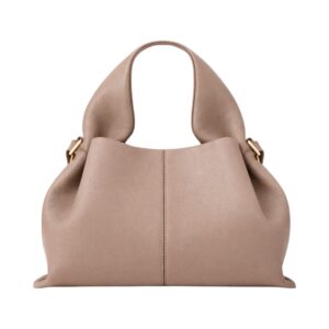 Yarix Elegant Taupe Slouchy Hand Bag – Soft PU Leather Women’s Bag