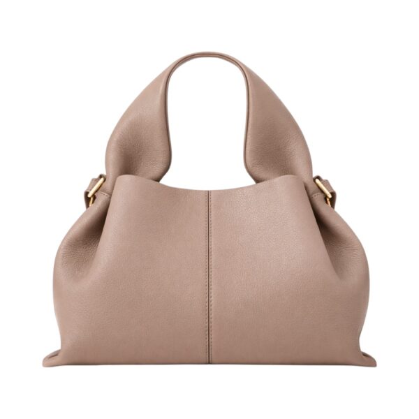 Yarix Elegant Taupe Slouchy Hand Bag – Soft PU Leather Women’s Bag